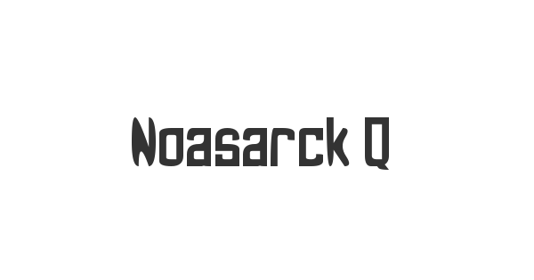 Noasarck Quattro font thumb